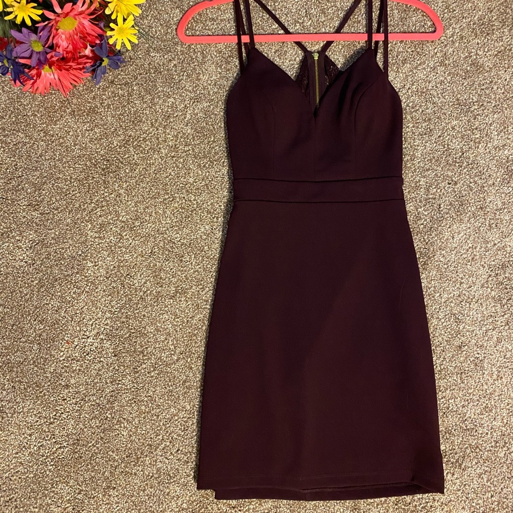 Purple Bodycon Dress